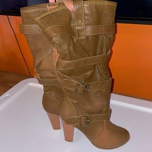 High heel boots